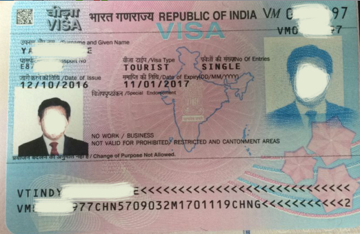 【详解】印度旅游签证和商务签证的区别